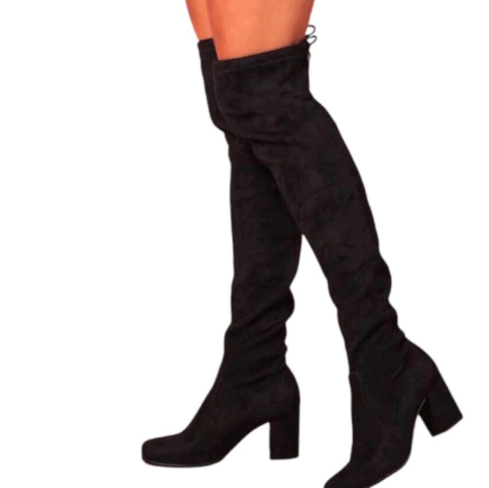 Unisa Black Over the Knee Boots - Picture 10 of 11